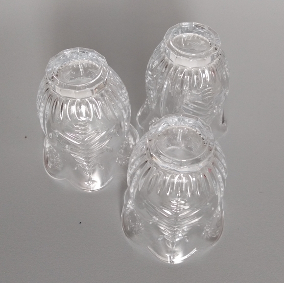 Vintage St George crystal 24% lead crystal Christmas tree Candle holders - Picture 5 of 8